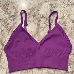 Lululemon ebb to street training bra moonlit magenta